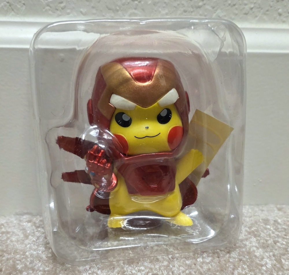 Pikachu in Iron Man Armor Infinity Gauntlet Figure